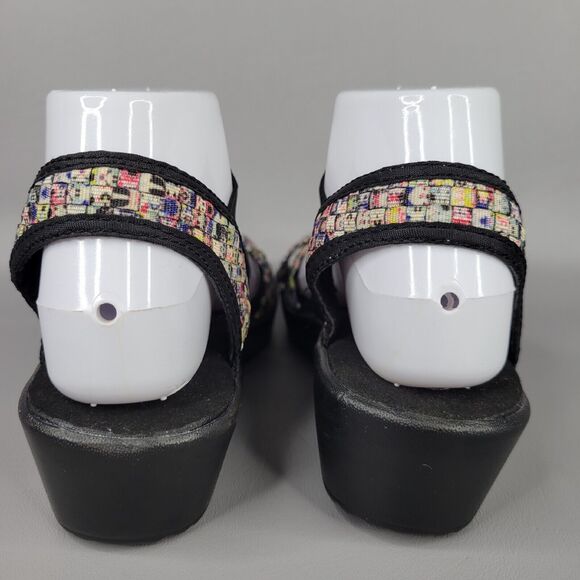 Bernie Mev Womens Splash Lisa Sandal Crisscross Elastic Strap Multicolor Size 38 - Picture 7 of 12